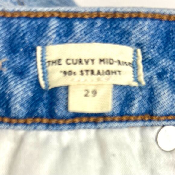 Madewell The Curvy Mid-Rise Straight Leg Jeans - Picture 9 of 10
